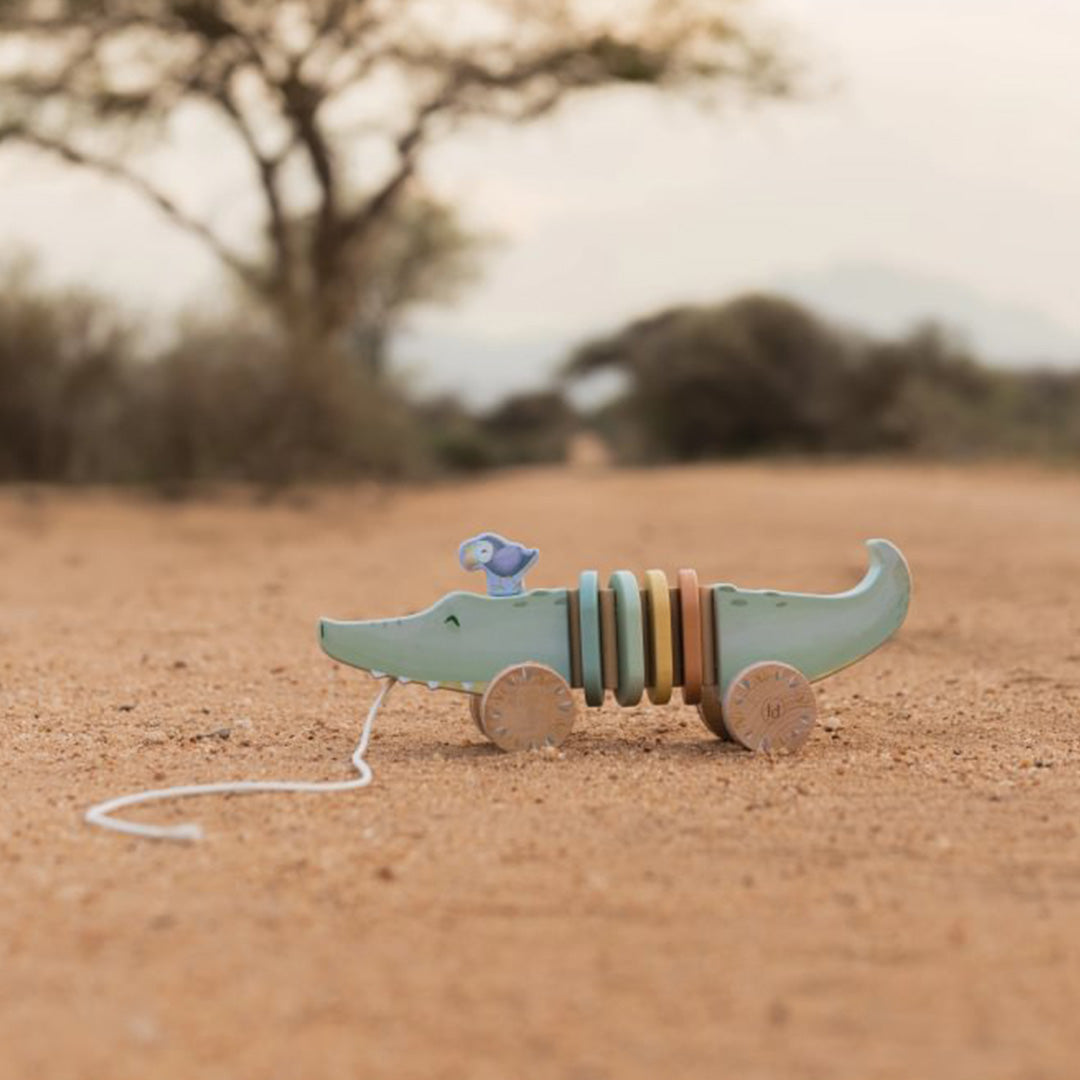 little dutch trekfiguur safari friends - krokodil | LD7457 | 4