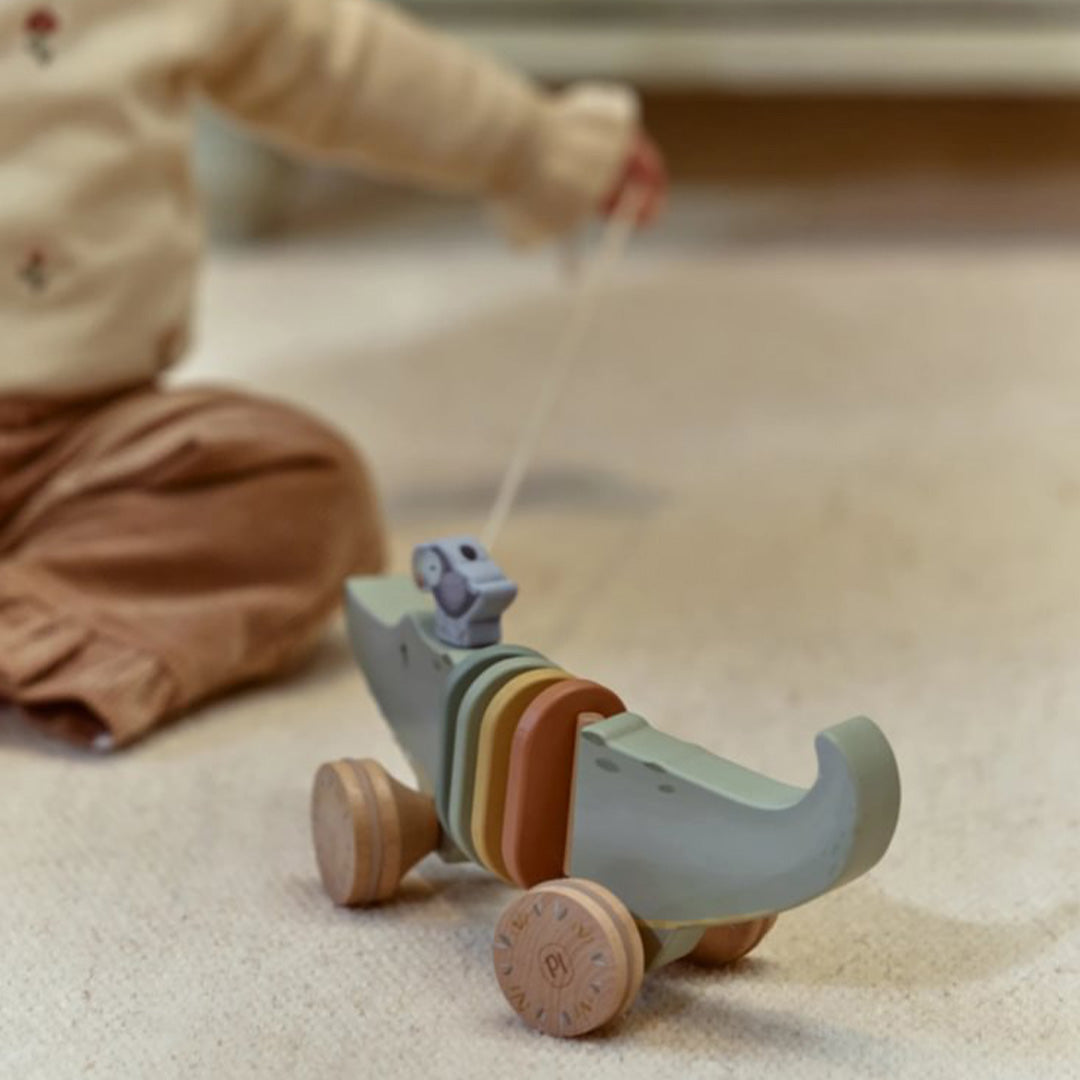 little dutch trekfiguur safari friends - krokodil | LD7457 | 3
