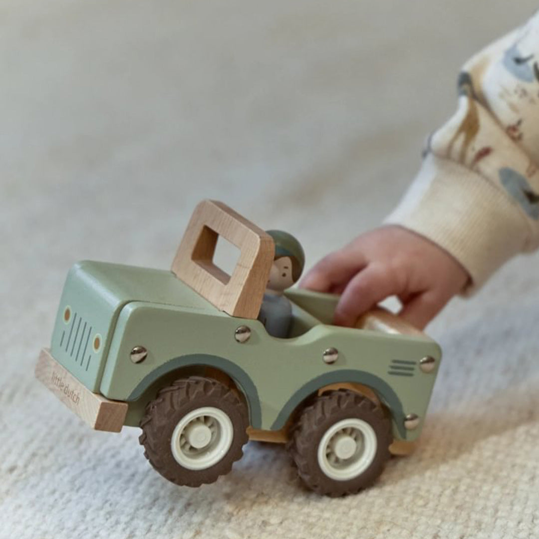 little dutch speelauto met chauffeur - safari friends | LD7484 | 3