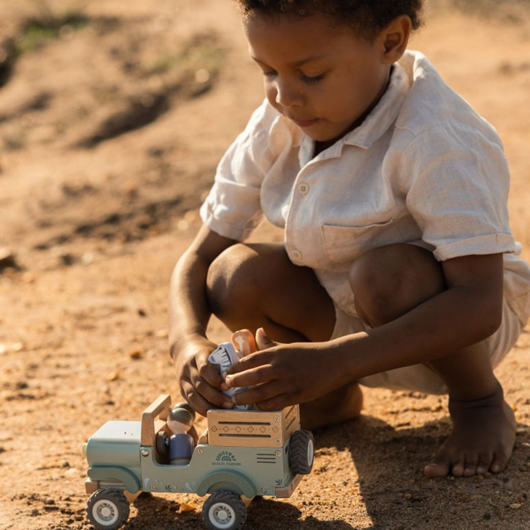 little dutch speelauto met dieren - safari friends | LD7482 | 3