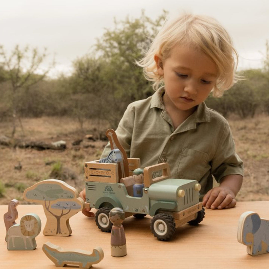 little dutch speelauto met dieren - safari friends | LD7482 | 2