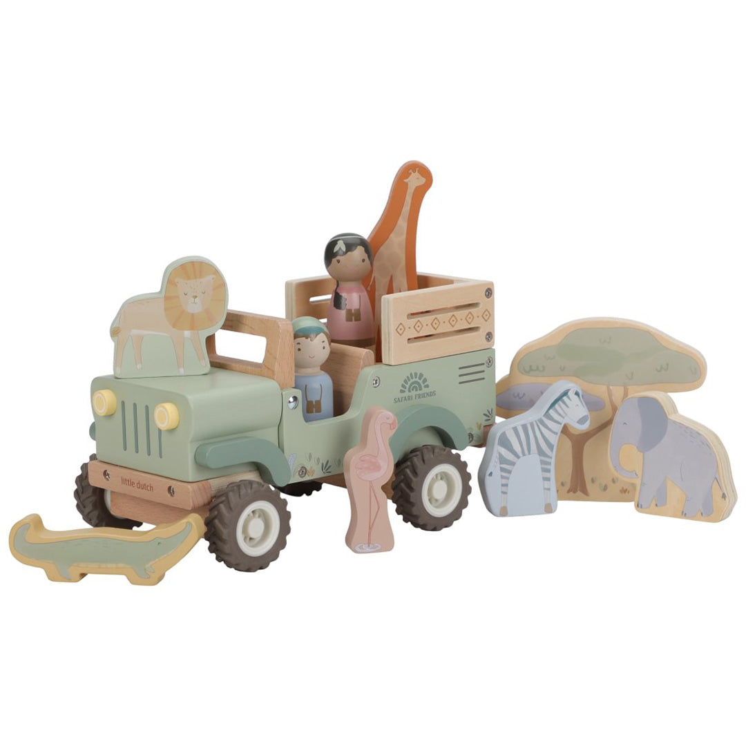 little dutch speelauto met dieren - safari friends | LD7482 | 4