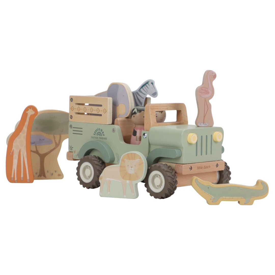 little dutch speelauto met dieren - safari friends | LD7482 | 