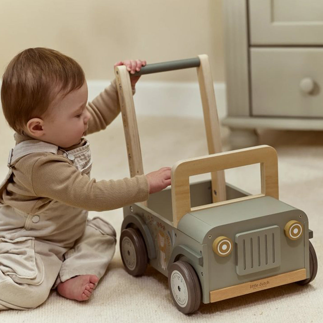 little dutch loopwagen - safari friends