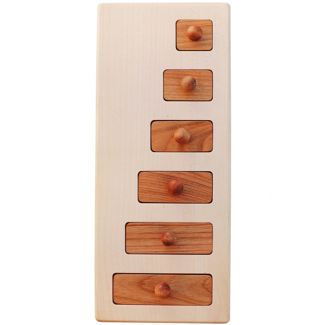 wooden story knoppuzzel breed en kort - 6st | WS313 | 0