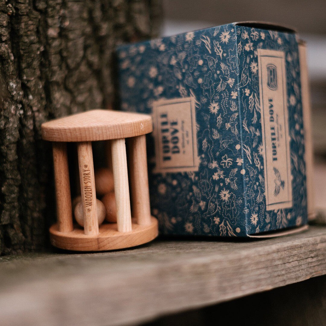 wooden story rammelaar tortelduif | WS120 | 1