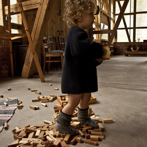 wooden story stapelblokken XL - regenboog - 63 st | WS06 | 1