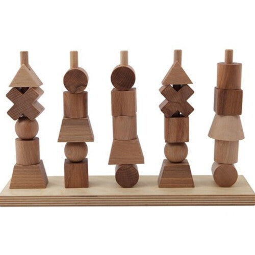 wooden story stapeltorens - naturel | WS25 | 0