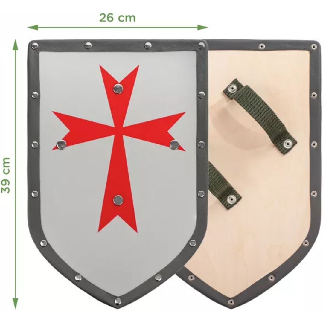 woodsy zwaard met schede en schild - 57,5 cm | 0712 | 2