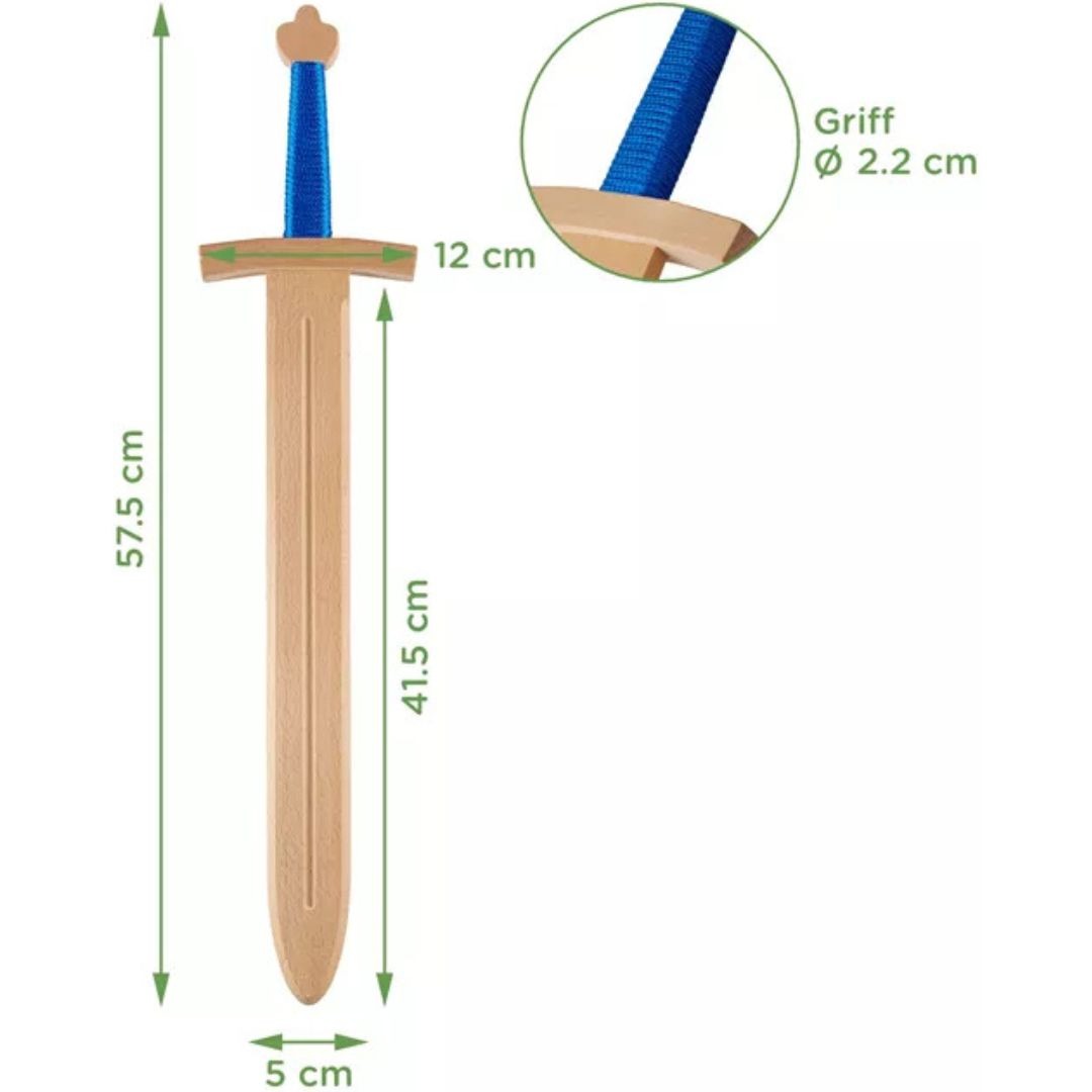 woodsy zwaard met schild - leeuw - 57,5 cm | 0707 | 1