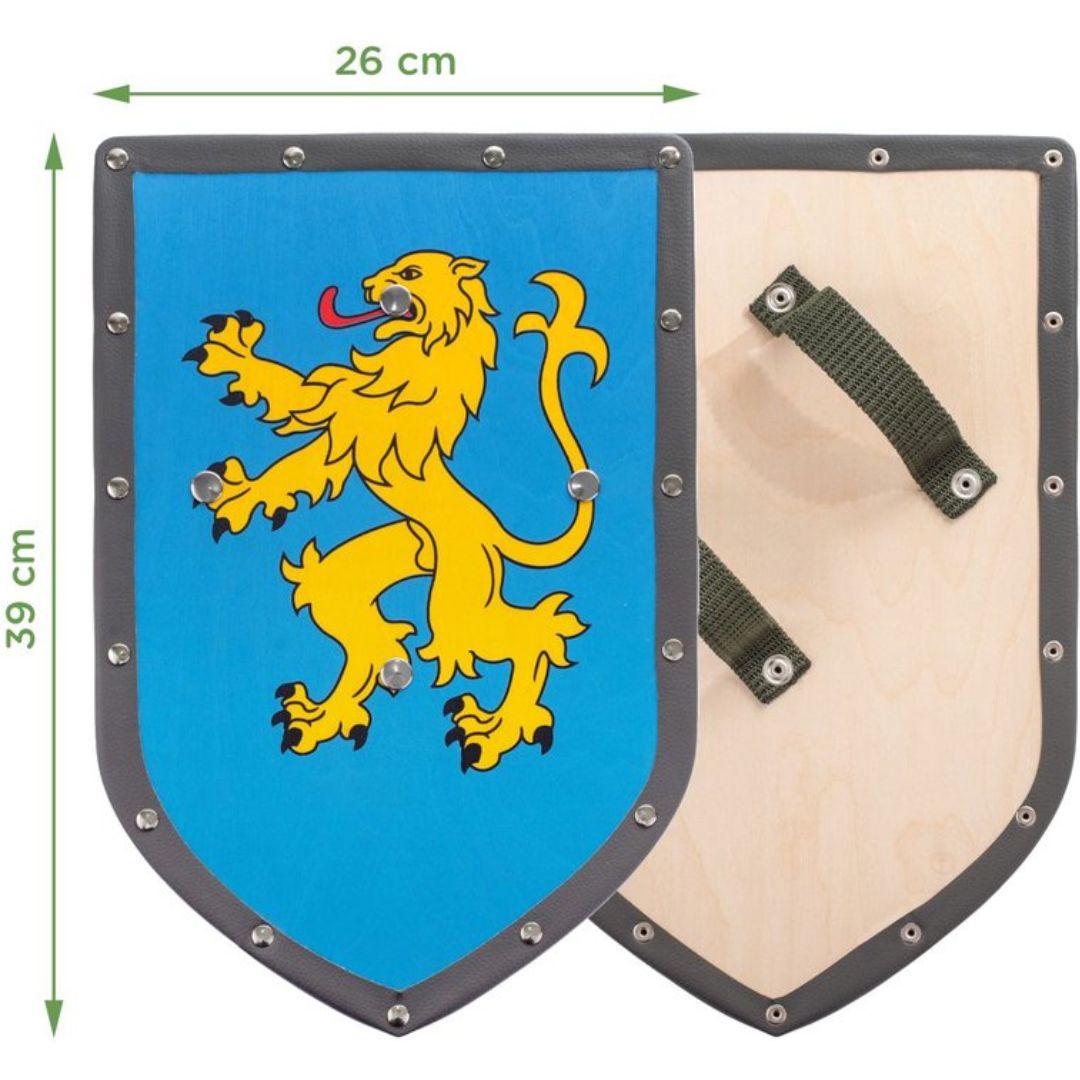 woodsy zwaard met schild - leeuw - 57,5 cm | 0707 | 2