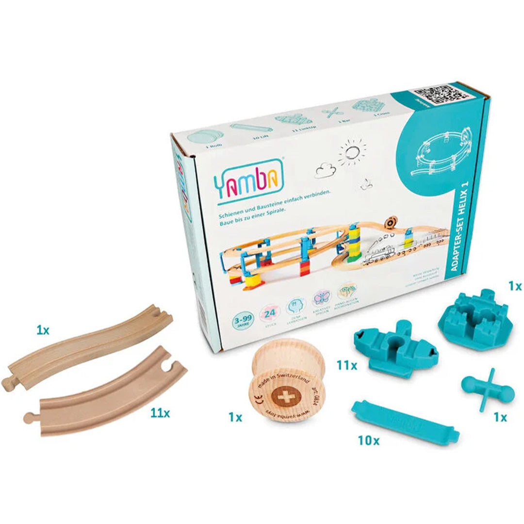 yamba toys treinbaan starter set - helix - 36-delig | YT.SET.05 | 1