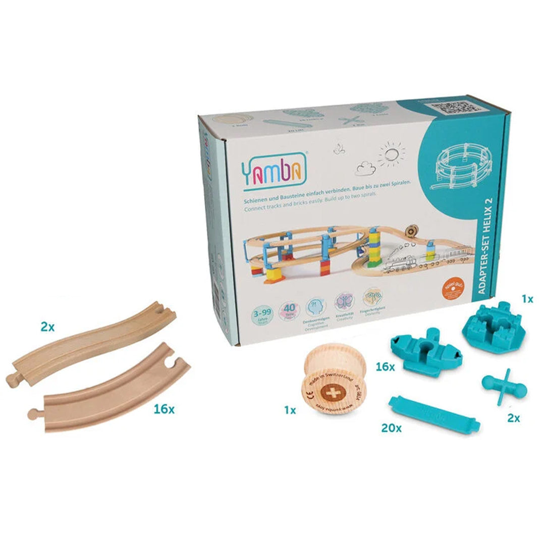 yamba toys treinbaan starter set - helix - 58-delig | YT.SET.06 | 1