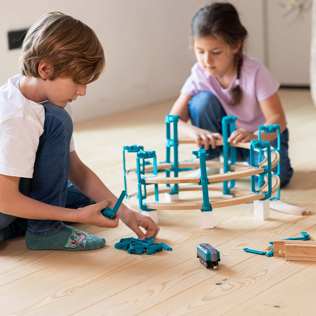 yamba toys treinbaan starter set - helix - 83-delig | YT.SET.07 | 2