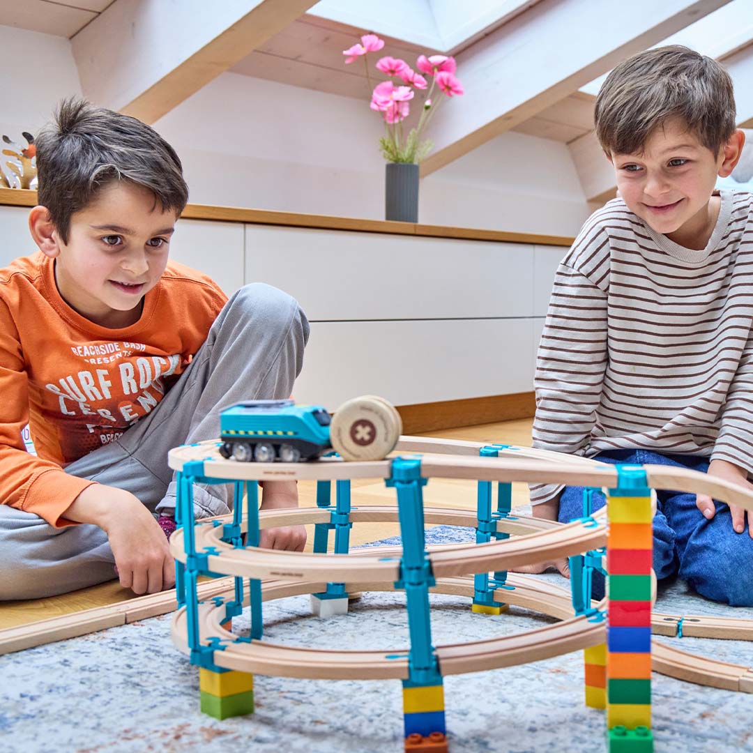 yamba toys treinbaanuitbreiding adapter set - wave-up - 22-delig | YT.SET.13 | 3