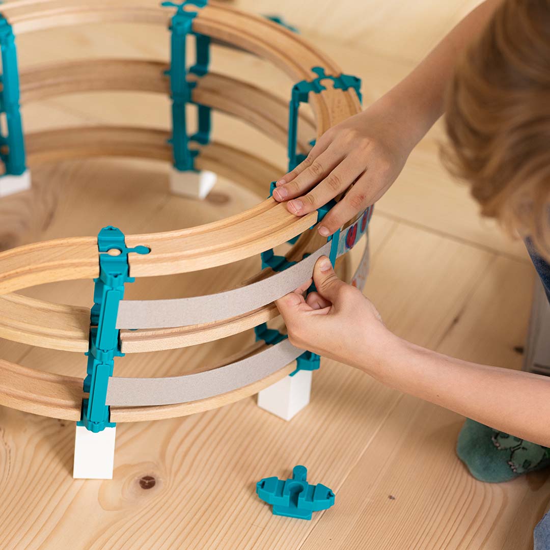 yamba toys treinbaanuitbreiding curve - 9st | YT.SET.16 | 4