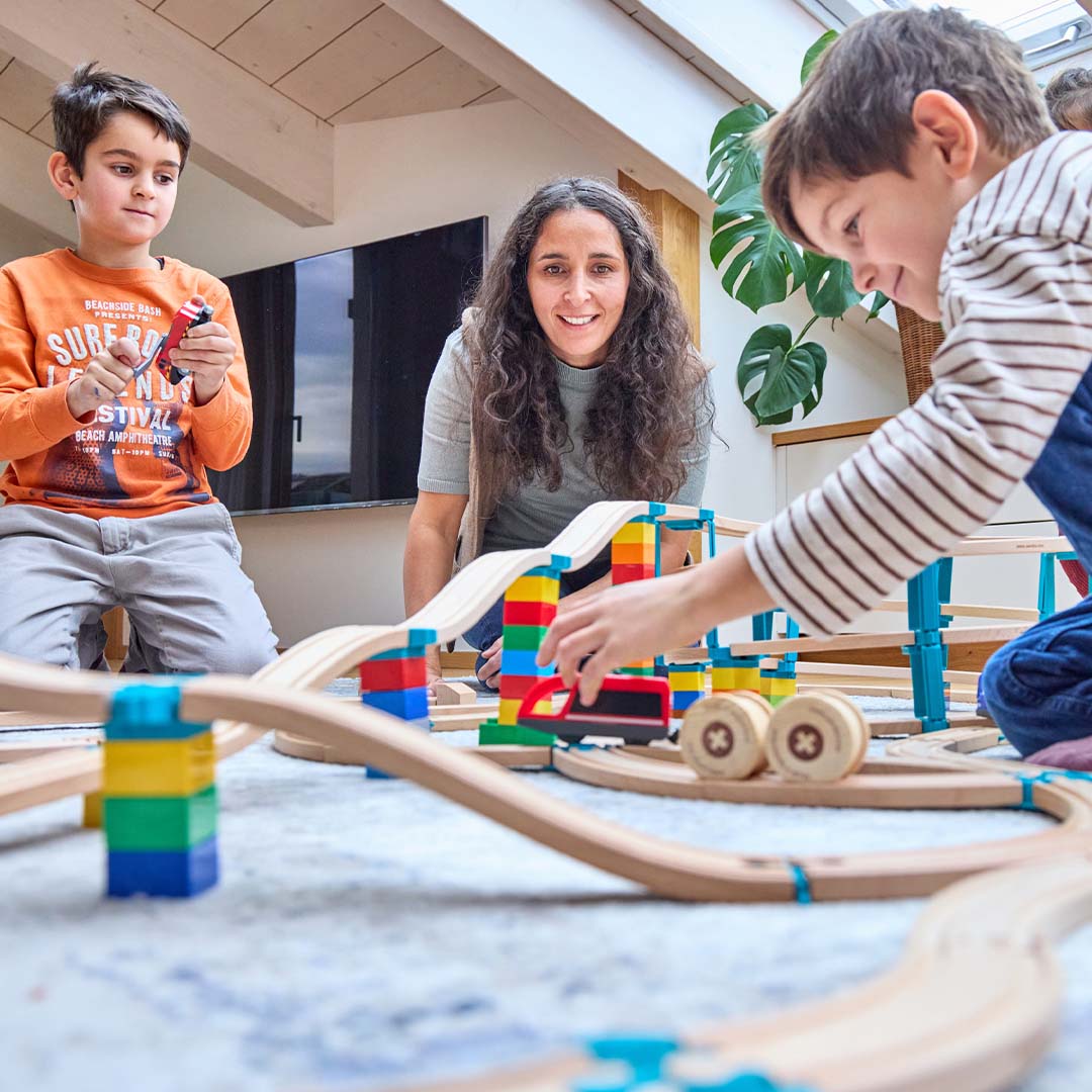 yamba toys treinbaanuitbreiding wave - 3st | YT.SET.15 | 2