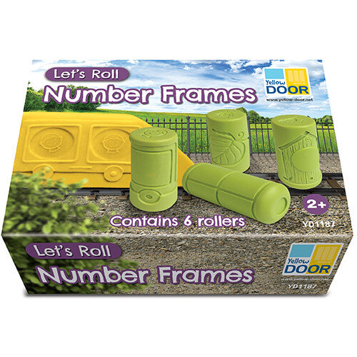 yellow door kleistempels let's roll - frames - 6st | YD1187 | 7