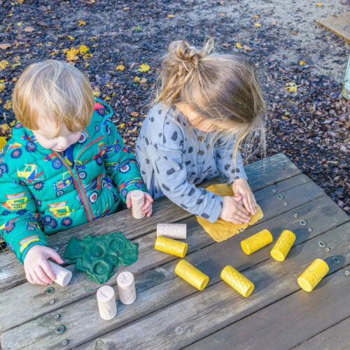 yellow door kleistempels let's roll - tuin insecten - 6st  | YD1154 | 7
