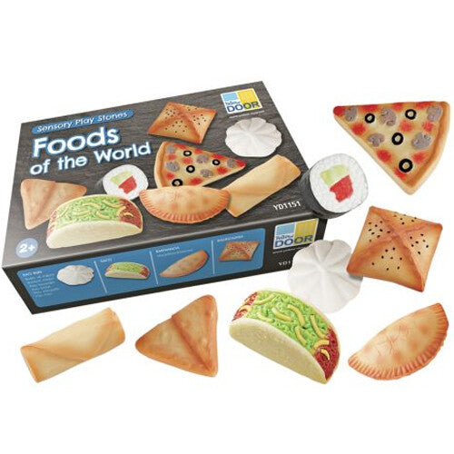 yellow door stenen eten van de wereld - 8st  | YD1151 | 0
