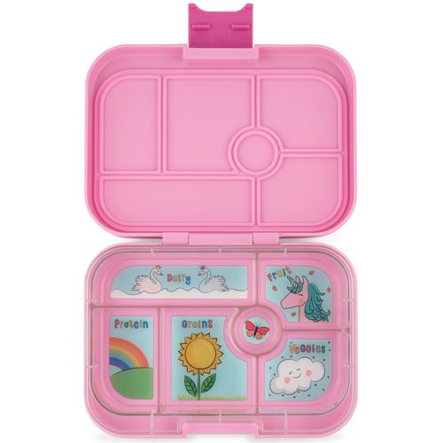 yumbox original broodtrommel 6 vakken - power pink  | PPI202010U | 0