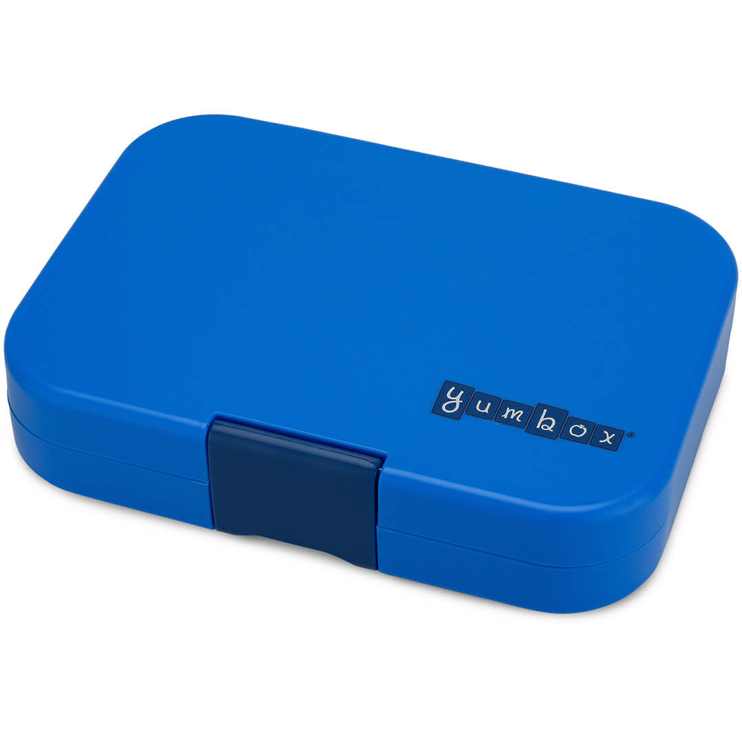 yumbox original broodtrommel 6 vakken - surf blue - funny monsters | SBI202403F | 1