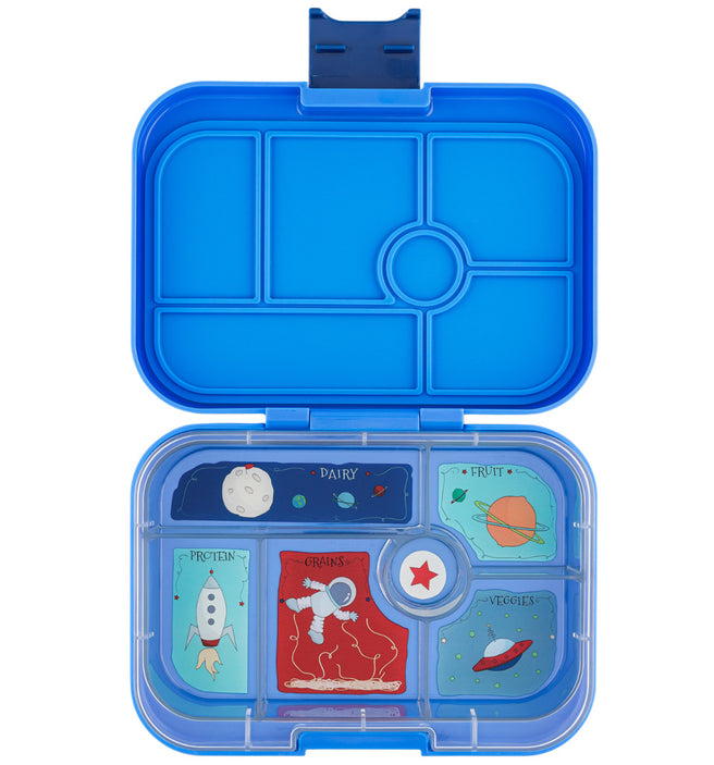 yumbox original broodtrommel 6 vakken - surf blue - rocket | 1