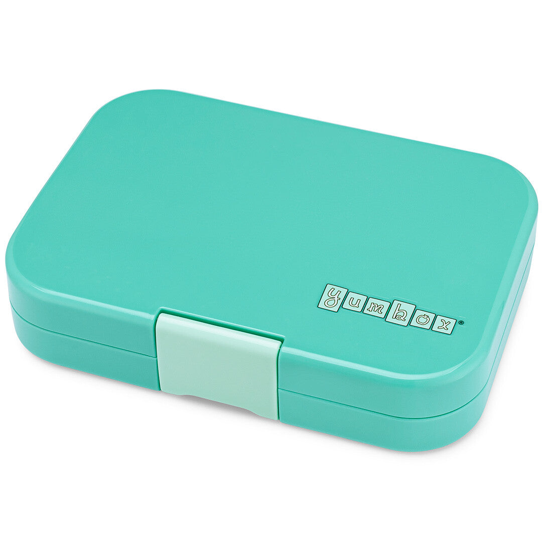 yumbox panino broodtrommel 4 vakken - tropical aqua - panther | TAII202303N | 1