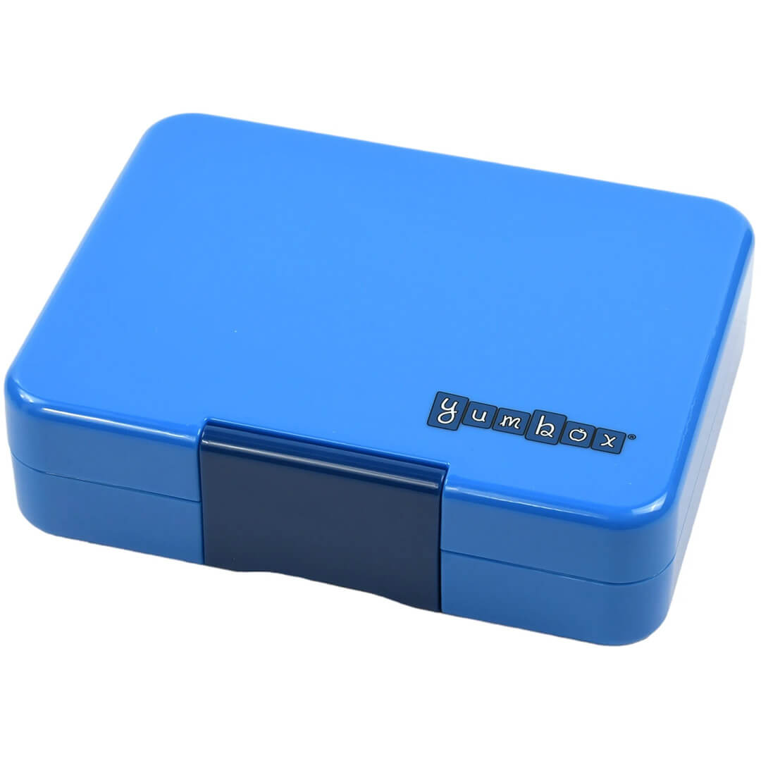 yumbox snack lunchdoosje 3 vakken - surf blue - dinosaur | SBSN202309D | 1