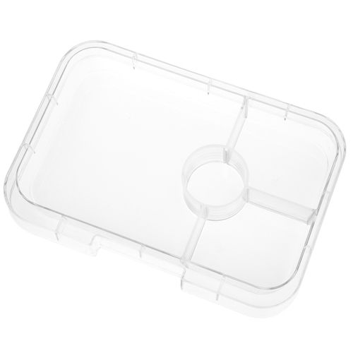 yumbox tapas inlegtray 4 vakken XL - transparant | TR-III-201611-C | 0