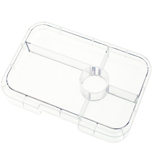 yumbox tapas inlegtray 5 vakken XL - transparant | TR-III-201810-C | 0