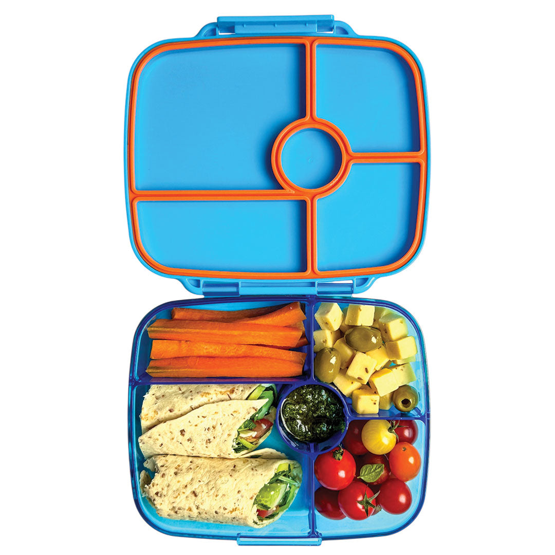 yumbox go broodtrommel 5 vakken - miami blue | MBG202510 | 4