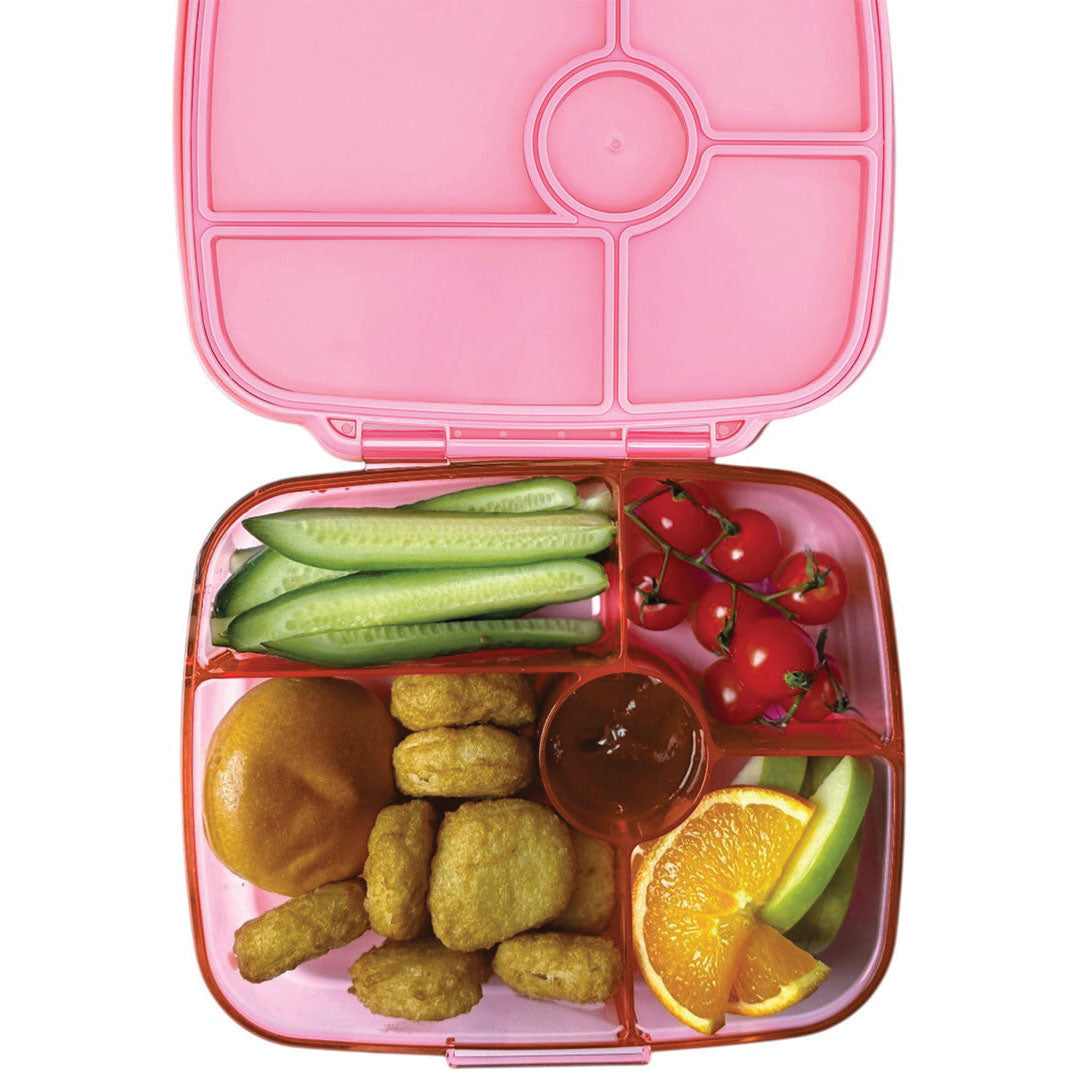 yumbox go bento broodtrommel 5 vakken - sydney pink