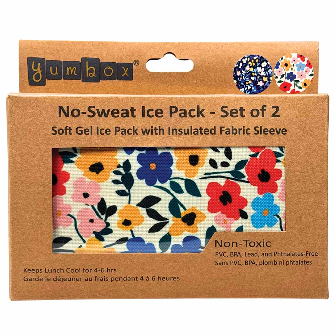 yumbox koelelementen - poppies & blue flowers | YUMFLIP20252 | 3