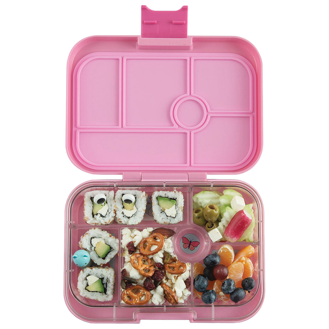 yumbox original broodtrommel 6 vakken - original - power pink