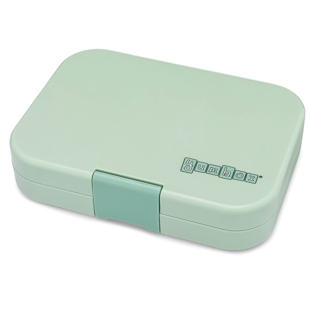 yumbox panino broodtrommel 4 vakken - panino - sage green