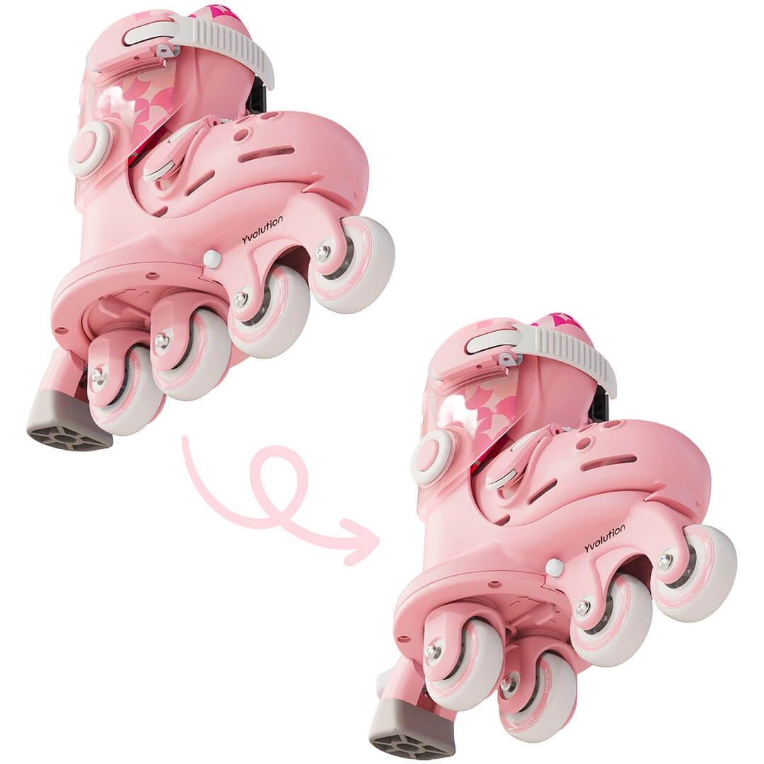 yvolution kinderskeelers roze - maat 23-28 | 03.YR25P4 | 3