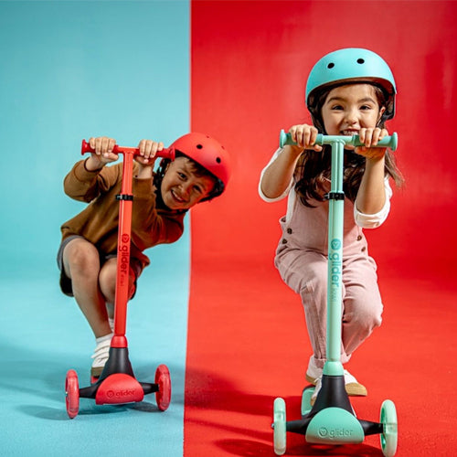 yvolution kinderstep y glider - kiwi - rood | 03.101258 | 2