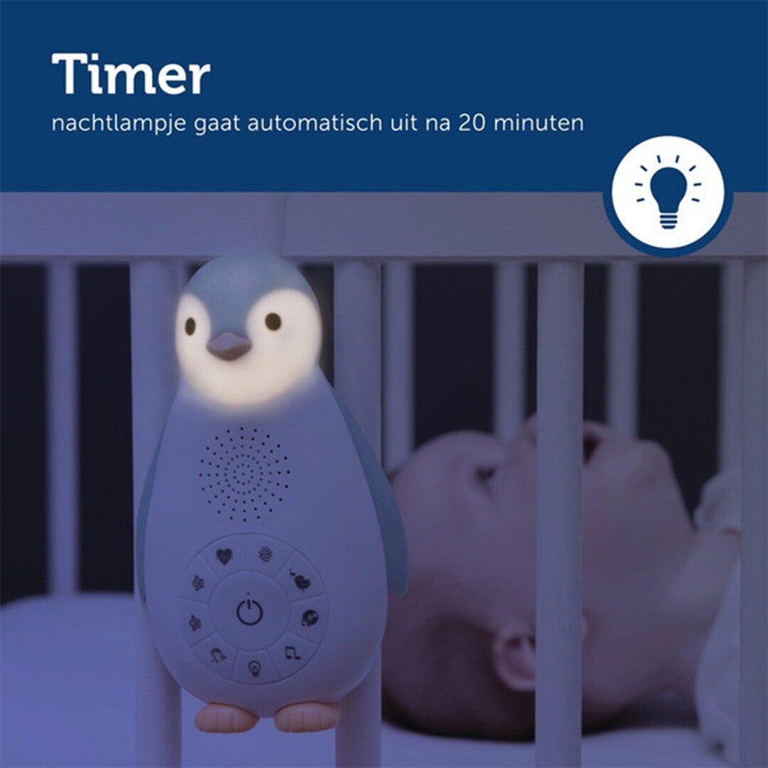 zazu 3-in-1 muziekdoosje en nachtlampje zoe - grijs  | ZA-ZOË-01 | 2