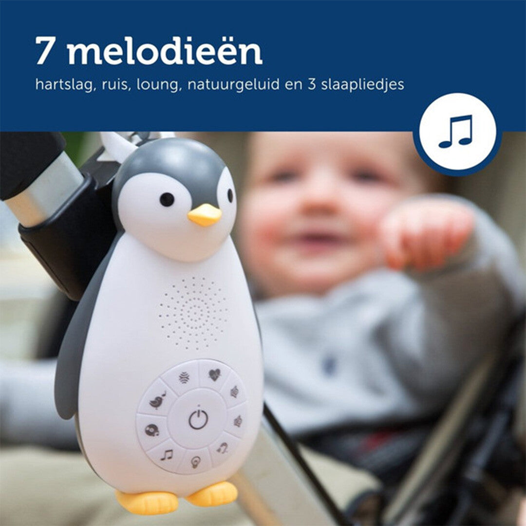 zazu 3-in-1 muziekdoosje en nachtlampje zoe - grijs  | ZA-ZOË-01 | 3