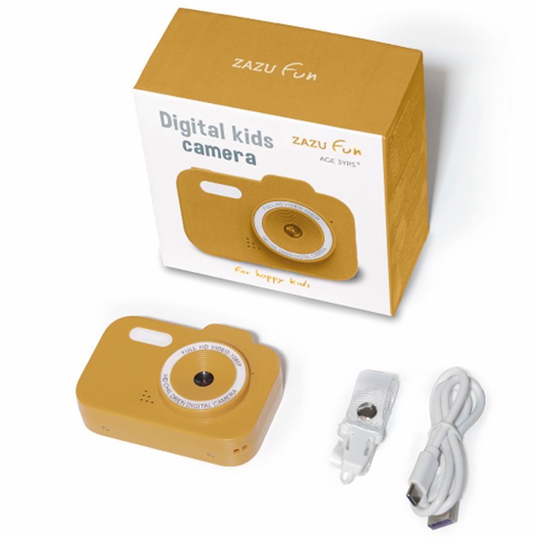zazu kindercamera digitaal - geel | ZA-CAMERA-01 | 4
