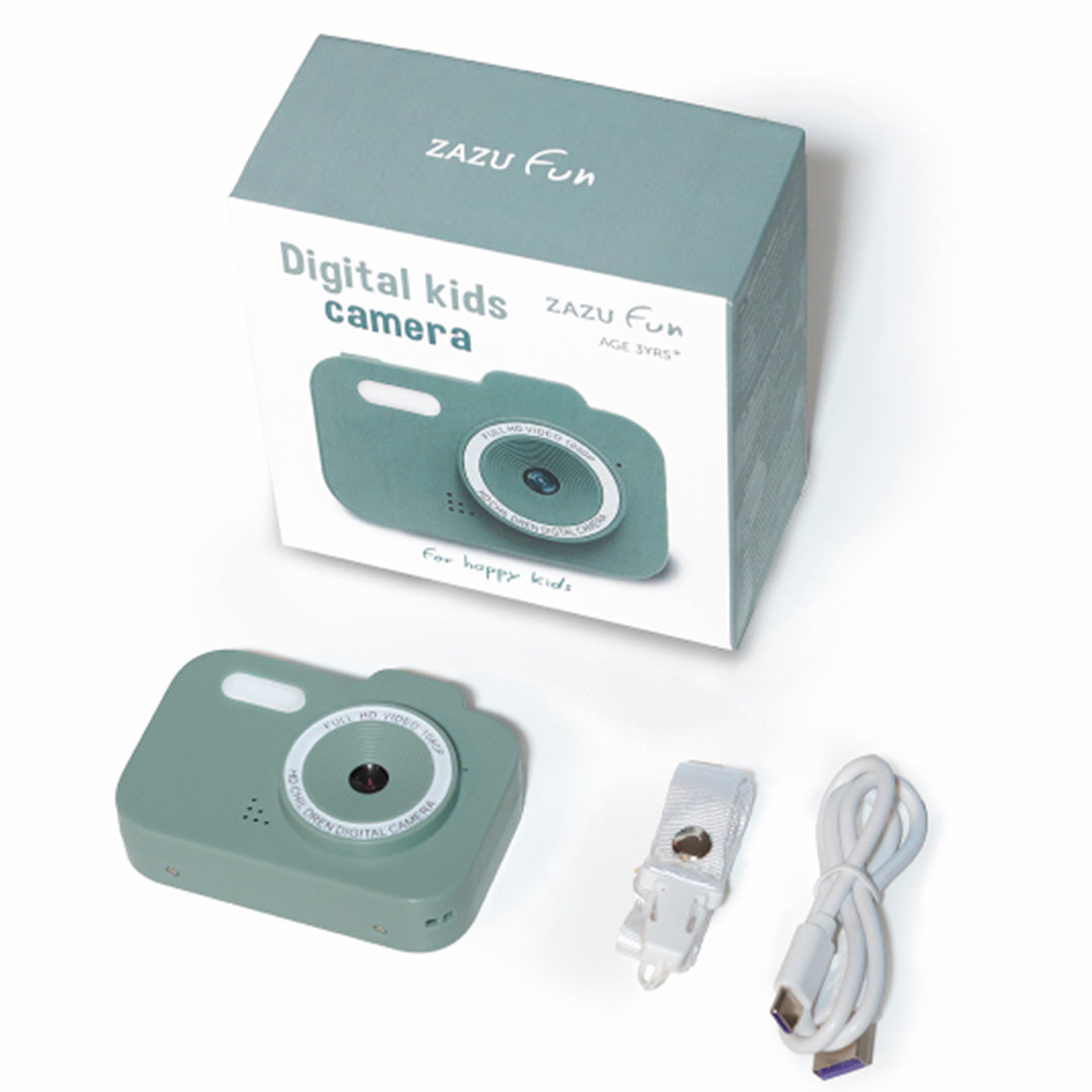 zazu kindercamera digitaal - groen | ZA-CAMERA-02 | 4