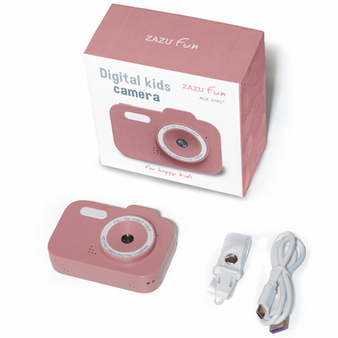zazu kindercamera digitaal - roze | ZA-CAMERA-03 | 3