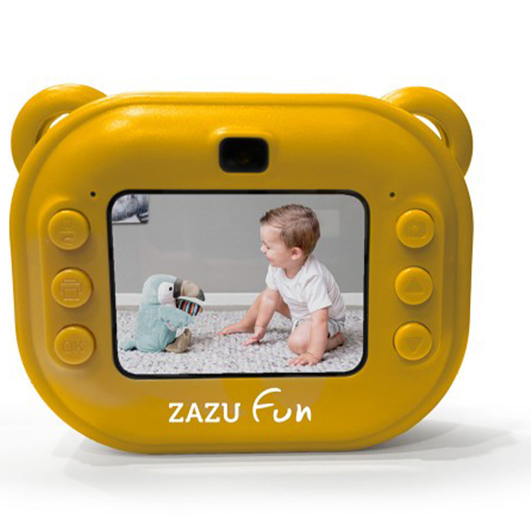 zazu kindercamera met thermische printer - geel | ZA-INSTANTCAMERA-01 | 2