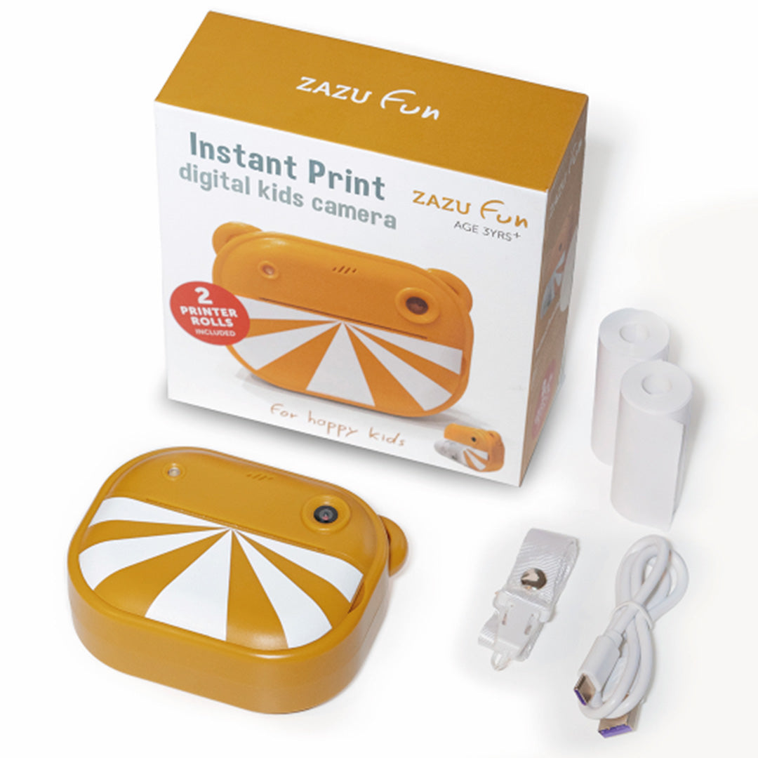 zazu kindercamera met thermische printer - geel | ZA-INSTANTCAMERA-01 | 3