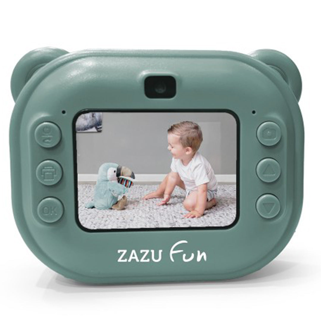 zazu kindercamera met thermische printer - groen | ZA-INSTANTCAMERA-02 | 2