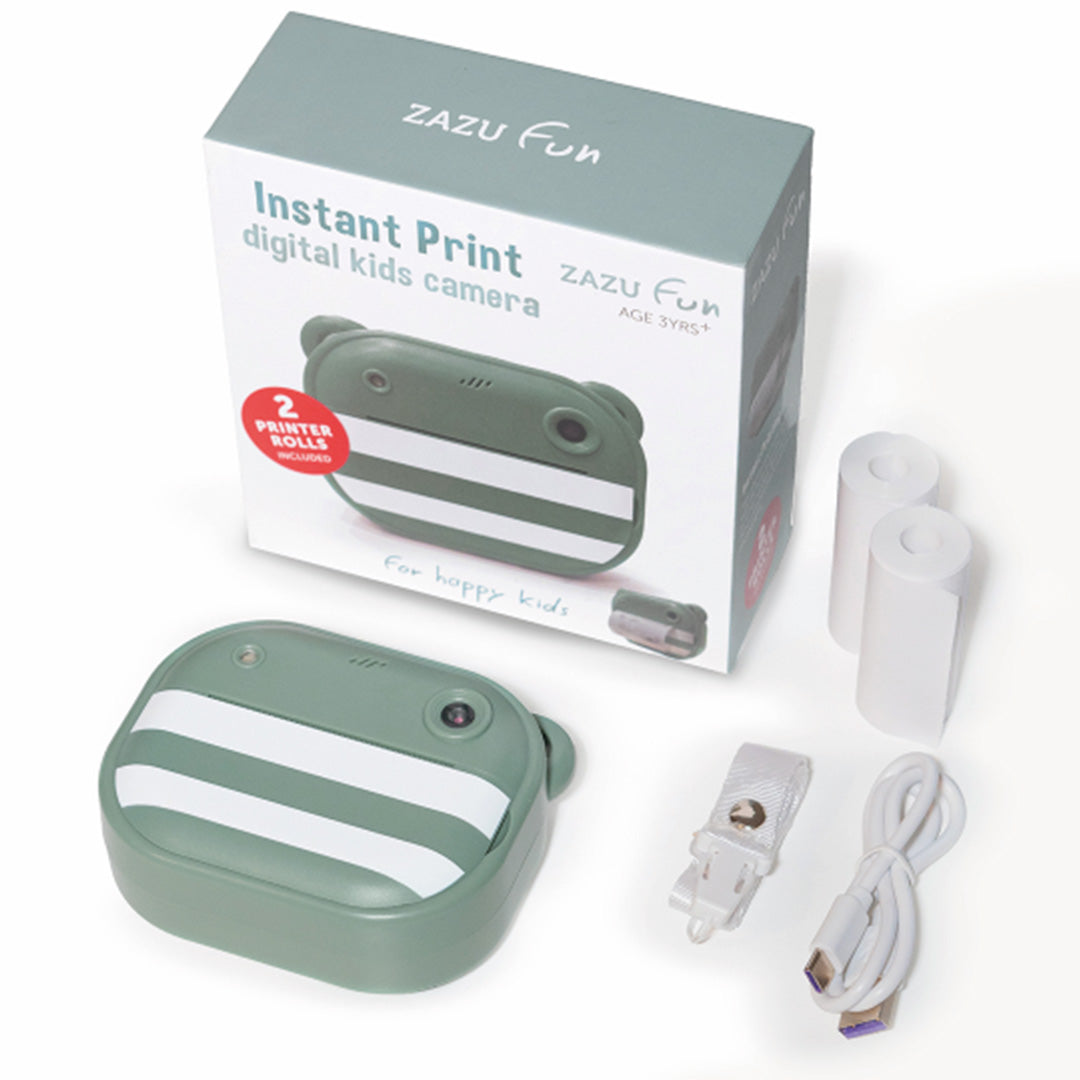 zazu kindercamera met thermische printer - groen | ZA-INSTANTCAMERA-02 | 3