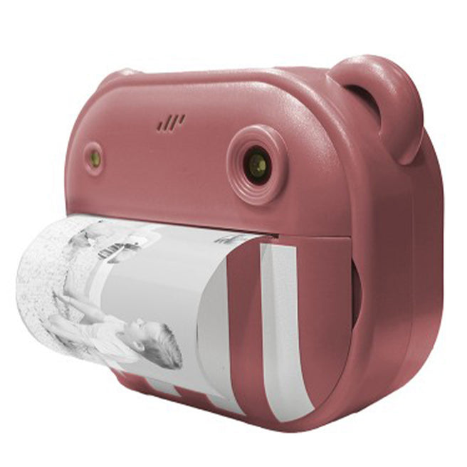 zazu kindercamera met thermische printer - roze | ZA-INSTANTCAMERA-03 | 0