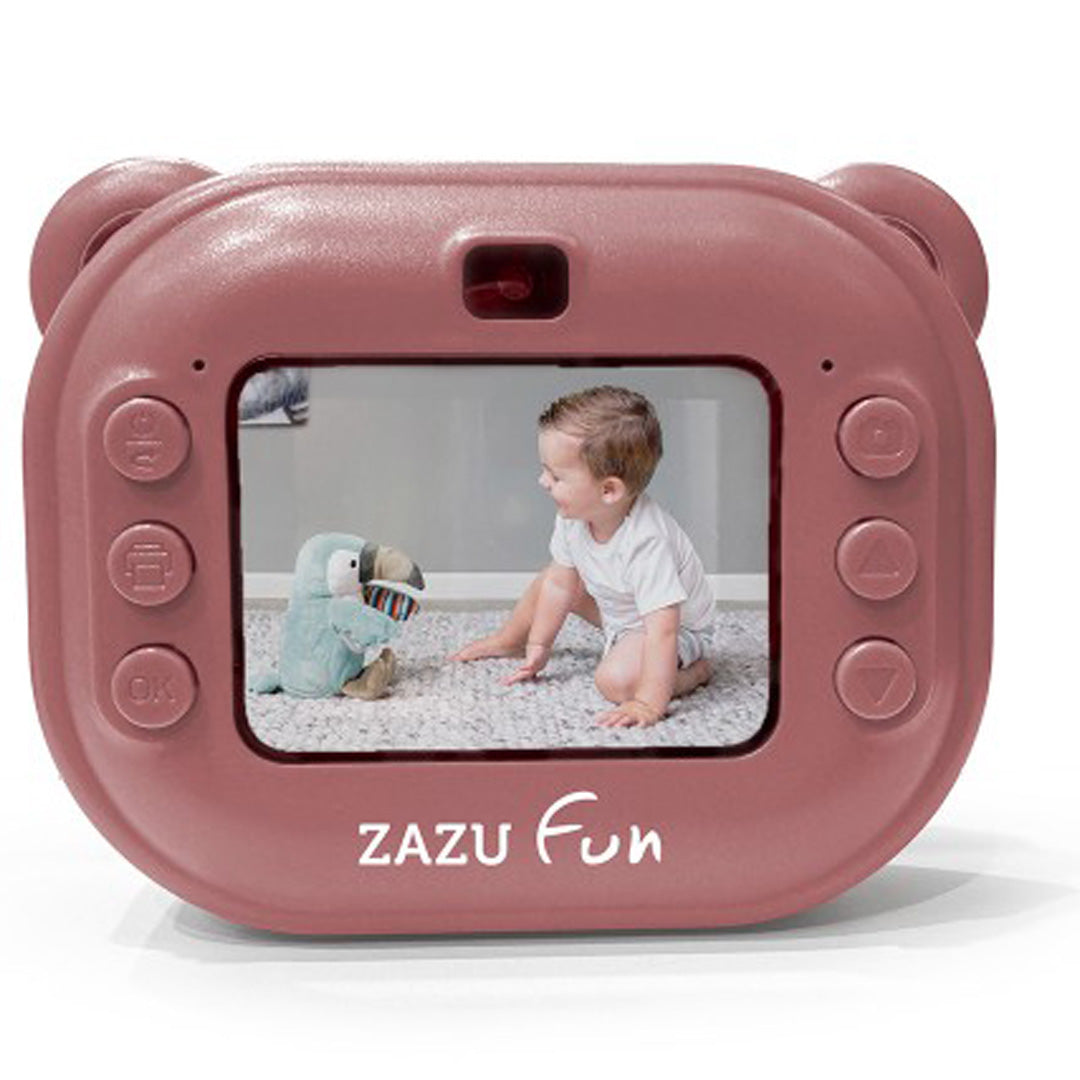 zazu kindercamera met thermische printer - roze | ZA-INSTANTCAMERA-03 | 02