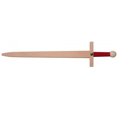 zwaard lancelot met rood gevest - 60 cm | 427 | 0